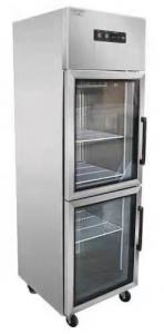 Wholesale Air Cooling Vertical Two Glass Doors Commercial Refrigerator from china suppliers