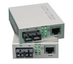 Single Mode Fiber Optic Media Converter Gigabit To Rj45 1550nm 10Base-T /