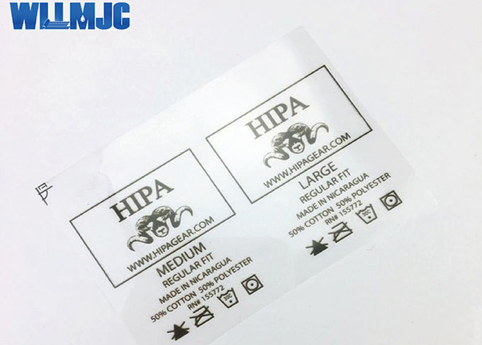 Offset Printing Heat Transfer Label / Heat Press Shirt Tags Logo Printable
