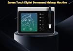 Black Electric Screen Touch Digital Permanent Makeup Machine / Cosmetic Eyebrow