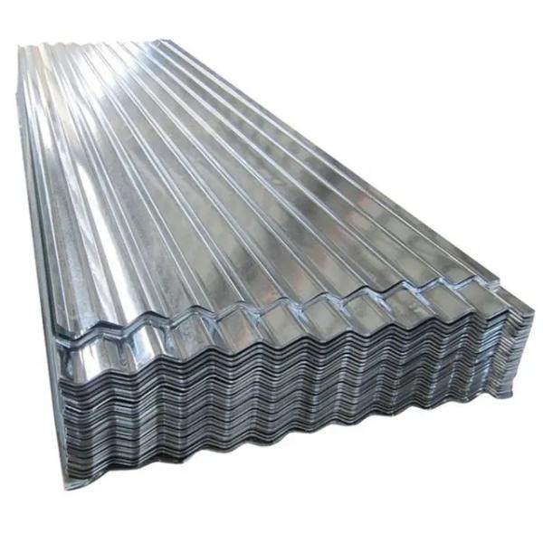 High Strength Galvanized Iron Plate 600mm SGCC Anti Finger Corrugate For