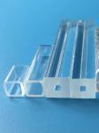Micro Size Clear 2.2g/Cm3 Fused Quartz Tube High Heat Resistance Square
