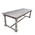 Modern Design Walnut Slab Kitchen Restaurant Dining Wood Chair and Event Table