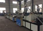 PVC Furniture Foam Board Machine , Automatic Double Conical Screw Extruder