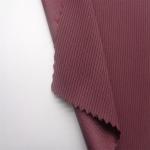 100D 20D Stripe Sportswear Fabric 70% Nylon 30% Spandex Breathable
