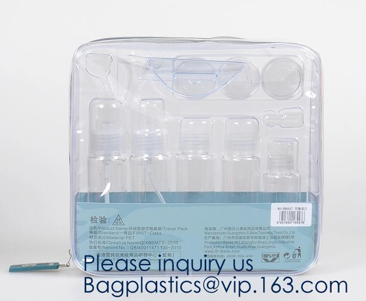 High Performance Toiletry Bag,Vinyl Plastic Toiletry for Travel Accessories Organizer Makeup bag,Wine sling Recycled Cos