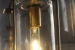 5 Inches Canopy Size Ceiling Mount Customized Brass Crystal Light Fulcrum Round