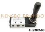 4H230C-08 Airtac Type Hand Lever Valve Manual Pneumatic Air Control 5/3 Way