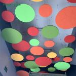 Hot Melt Adhesive Ceiling Acoustic Panel For Noise Reduction And Decoration