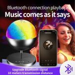 Rotating LED Disco Party Light Sound Activated Bluetooth Speaker
