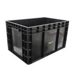 600*400*230mm Black ESD Antistatic Plastic Box Electronic Parts Box Anti-Static