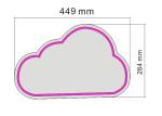 Nice Cloud LED Neon Signs Hazard Free Environment Friendly Material