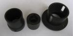 Creep Resistance Black PEEK Plastic Parts Plastic Sleeve Peek Bush