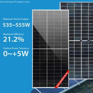 Wholesale 535W-555W Trina Solar Panel 210mm Mono Bifacial Solar Panel 545 w Solar Pv Power from china suppliers