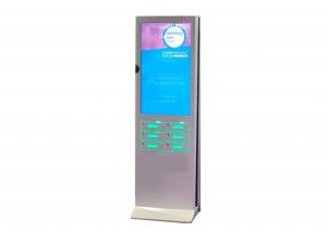 China Advertising Public Coin Operated Multi Cell Phone Charging Kiosk With Safe Lock Box on sale