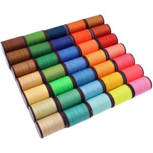 Wholesale High Tension Polyester Thread 200m Length/Cone Wax Line for Hand Sewing Bags and Shoes from china suppliers