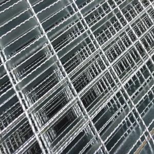 Wholesale Knit Hot Dip Galvanized Serrated Steel Grating Bar 25x5mm 403/40/100 from china suppliers