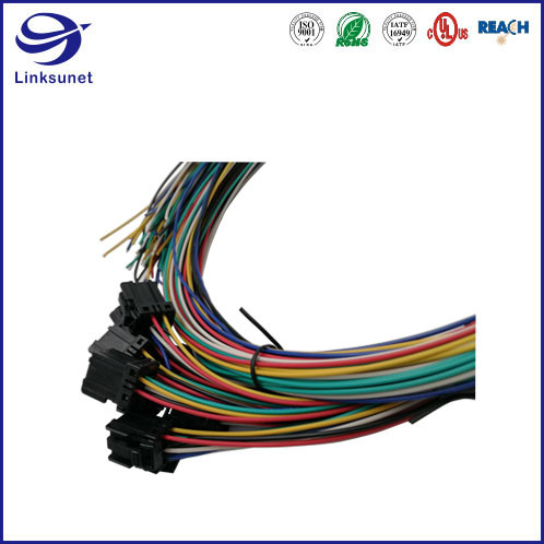 Automobile Wire Harness With Multilock 040 Male 2.5mm Pitch Cable Plugs