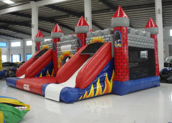 New Inflatable volcano bouncy castle full printing inflatable jumping castle