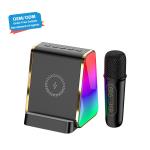 RGB Lights Wireless Charging Bluetooth Speaker For Small Business And Office 118