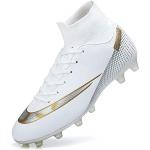 China YEFDG High Tops Soccer Cleats Football Spike Shoes Anti Slip Wear Resist for sale