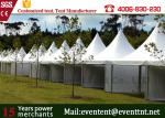 Waterproof cover canopy pagoda party tent with transparent PVC window for luxury