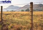Hot Dipped Galvanized Barbed Concertina Wire Double Twisted For Farm Fencing