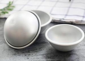 Wholesale Creative 3D Aluminum Hemisphere Tin Cake Baking Tool Half Ball Sphere Bath Bomb Cake Pan from china suppliers