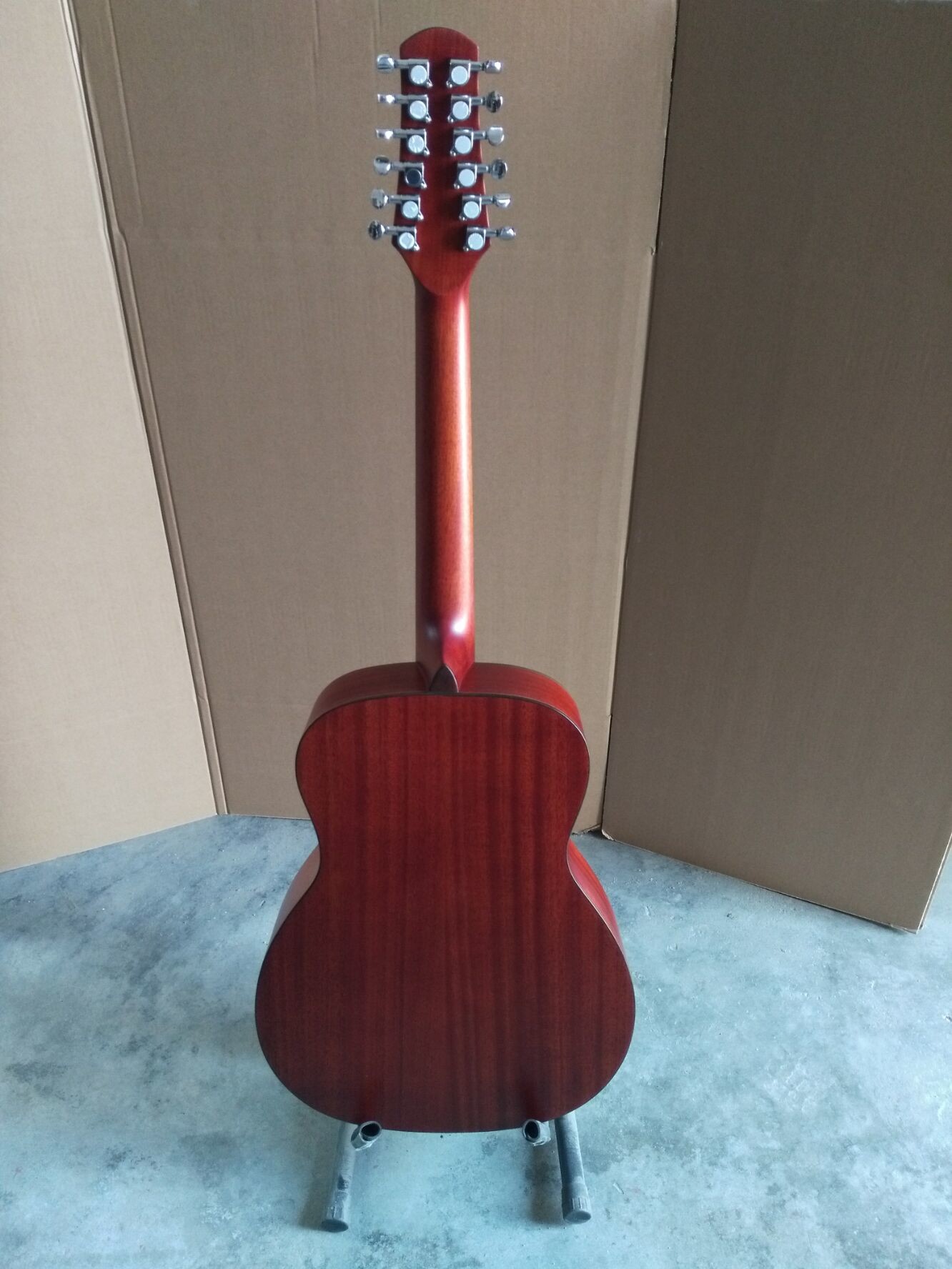 AAAA OM and Auditorium folk Guitars Orchestra 12 string OM all solid mahogany wood acoustic electric guitar