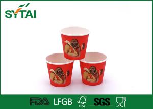 Wholesale Character Images 2.5 OZ Printed Red Paper Cup With Food Grade Paper from china suppliers
