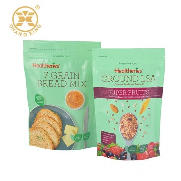 Plastic VMPET Reusable 500g Dry Fruit Packaging Bags Reusable Self Standing