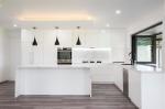 Villa/Apartment American Oak Hardwood Custom Kitchen Cabinet with Doors and HDF