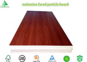 China New design wood grain wholesale cheap E0/CARB P2 4'X8' melamine laminated particle board on sale