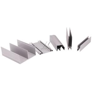 Wholesale Matt Sliding Door Extrusion Wardrobe Aluminium Profiles 6063 T5 Alloy from china suppliers