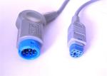Reliable HP m1940A Spo2 Adapter Cable 12 Pin - 8 Pin Compatible 4.0mm Dia