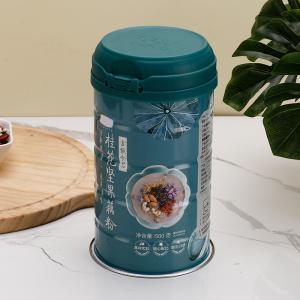 Wholesale SGS Nutrition Powder Metal Tin Container CMYK With Plastic Cap Scoop from china suppliers