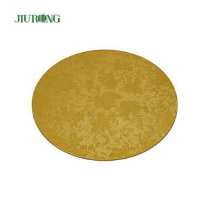 Wholesale Home Compost 10 Inch Gold Cake Board 24cm Food Grade Corrugated Cake Drum from china suppliers