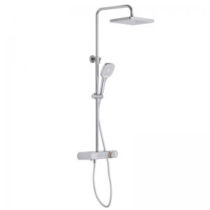 Wholesale Chrome Hand Shower Mixer Set Shower Systems With Rain Shower Head 3 Functions Handheld from china suppliers