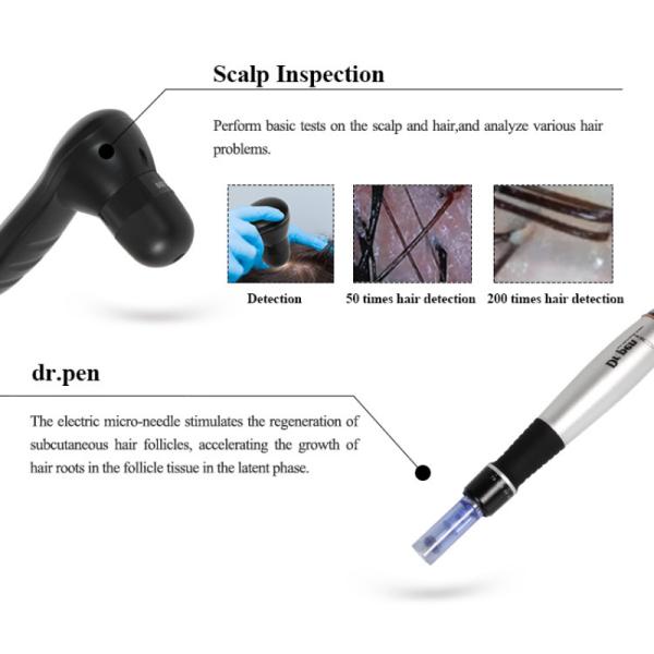 Professional 660nm Laser Hair Regrowth Machine Vertical Hair Growth Device With Microneedle Function