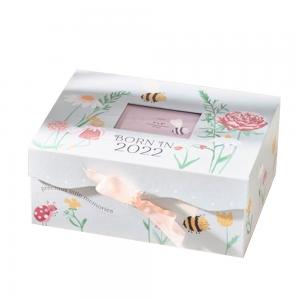China Custom Size Baby Socks Keepsake Gift Box Modern Novel Design Baby Shower Gift Boxes on sale