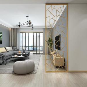 Wholesale Laser Cut Metal Room Divider Metal Partition Screen Panel For Restaurant from china suppliers