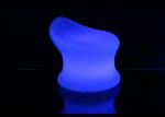 High Back Light Up Outdoor Chairs Party Plastic Glowing Outdoor Chairs