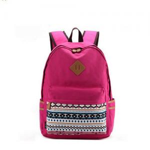 China Lightweight Childrens School Backpacks Polyester Double Shoulder Straps on sale