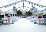 Outdoor Transparent PVC Cover Luxury Wedding Tents Wind Resistant