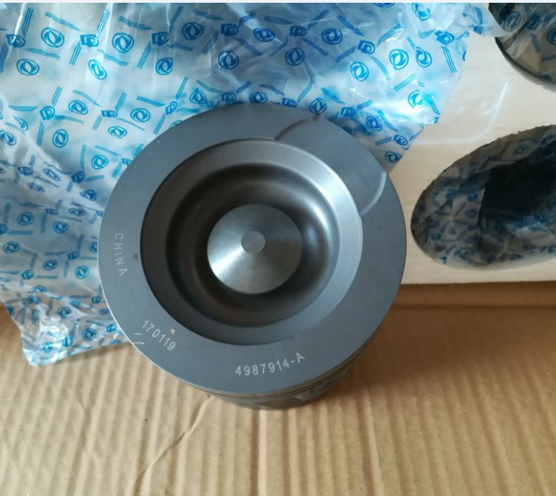 High Performance Diesel Pistons , Bus Forged Steel Pistons For Diesel Engine