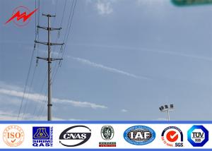 Wholesale BV Certified 15m Galvanized Steel Transmission Poles 1mm - 30mm Thickness from china suppliers