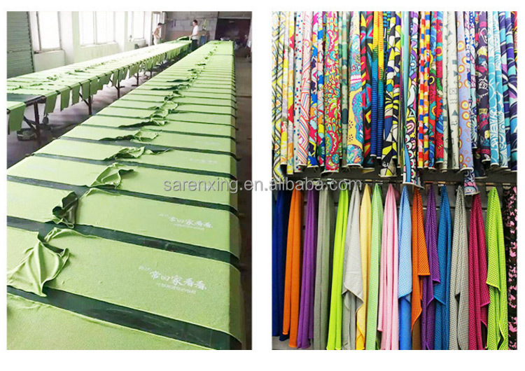 Soft and Breathable Cooling Towels for Sports 100% Cotton Fabric Microfiber Yoga Towel