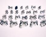 Silver Jic Bsp Straight Union Tube Fittings for Male Hydraulic Compression
