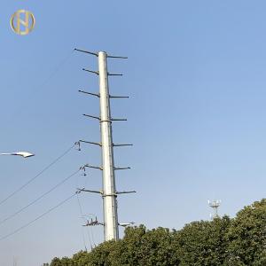 Wholesale 9M Galvanised Metal Steel Utility Pole 350daN 200daN For 11kv Power Distribution from china suppliers