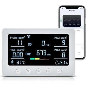 Wholesale PT02 Plus PM2.5 VOC Smart Aqi Monitor Device Air Quality Co2 Monitor from china suppliers